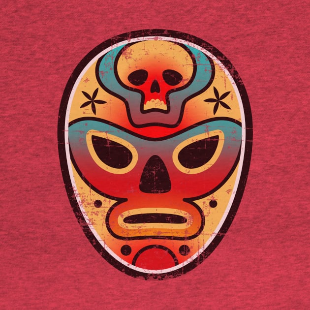 Luchador - Wrestling - Grunge design by verde